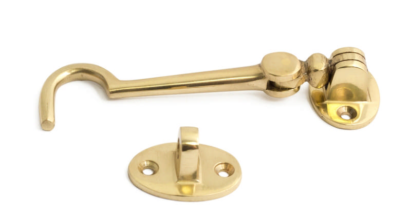 CABINEHAAK 100MM MESSING 