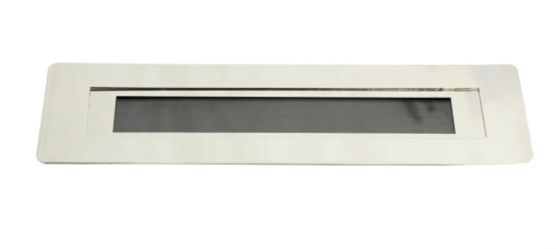 BRIEFDRUPPELER VERNIKKELD MESSING 