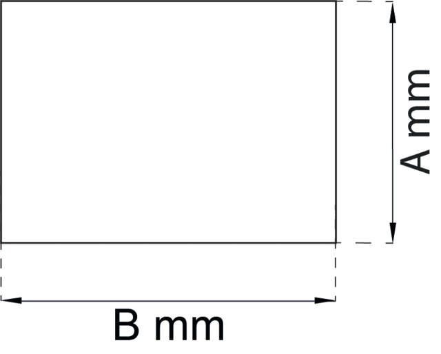 VILTSTUK 100X125MM ZELFKLEVEND. 