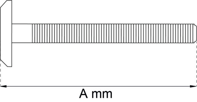 MEUBELSCHROEF M6X60MM