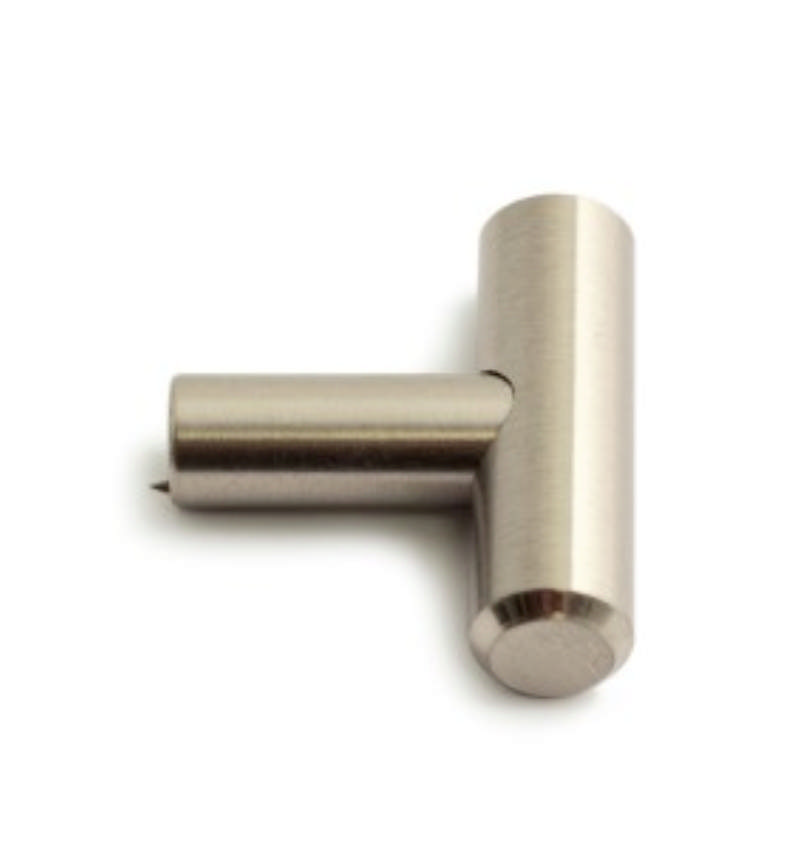 MEUBELKNOP NATHAN GEBORSTELD CHROOM 