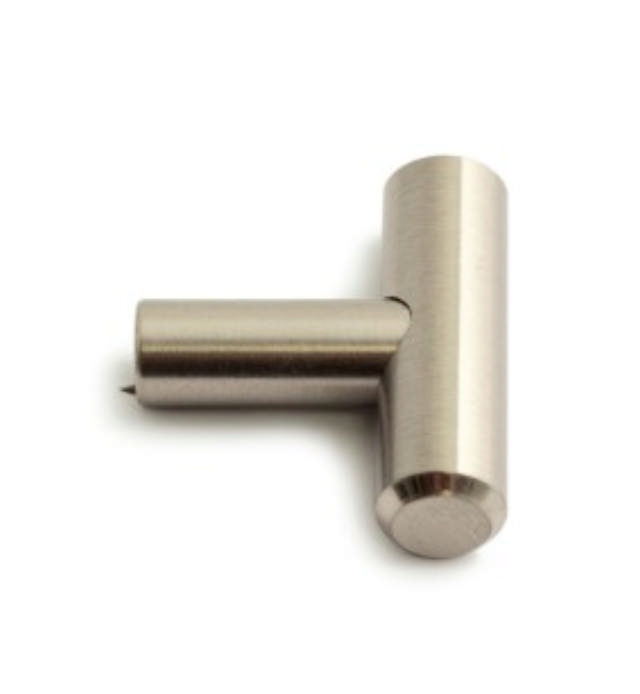 MEUBELKNOP NATHAN GEBORSTELD CHROOM 