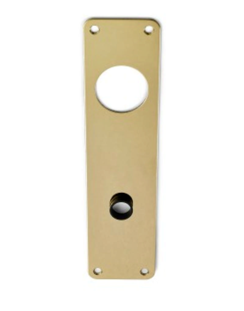 Lockit lang bord 1208 gepolijst messing