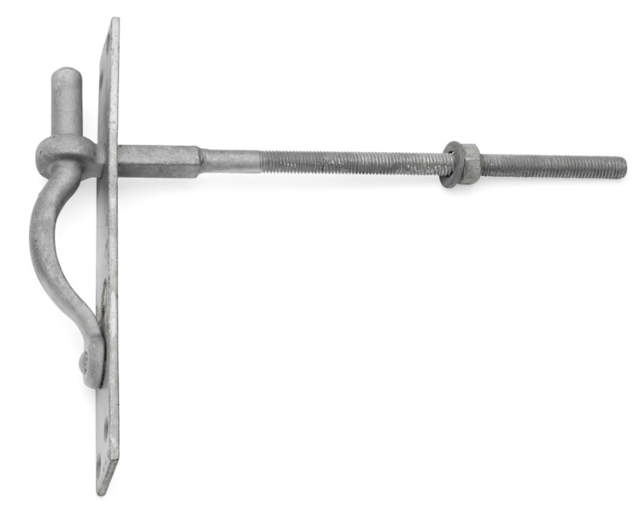 PLAAT SCHROEFPLAAT 16MM KRAAN THERMISCH VERZINKT