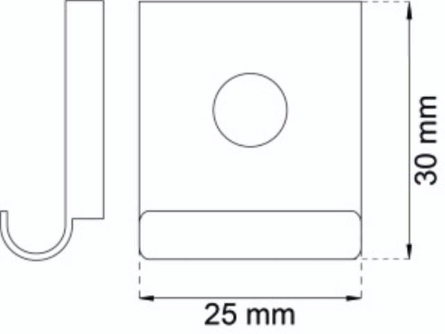 SPIEGELKLEM 300 ROESTVRIJ 