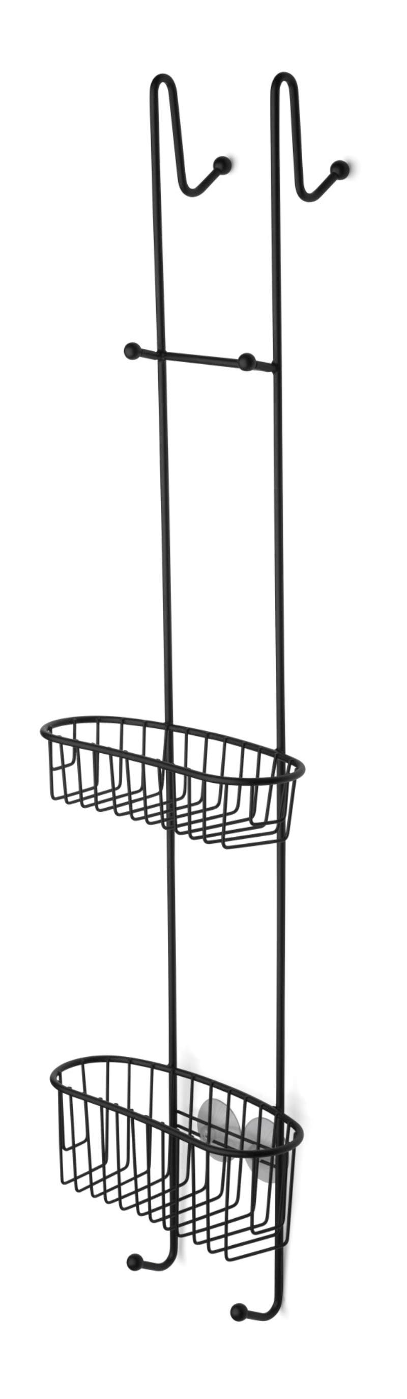 DOUCHEPLANK ANEMONE GEBOGEN ZWART 