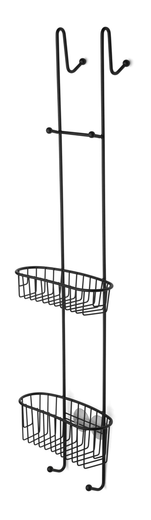 DOUCHEPLANK ANEMONE GEBOGEN ZWART 