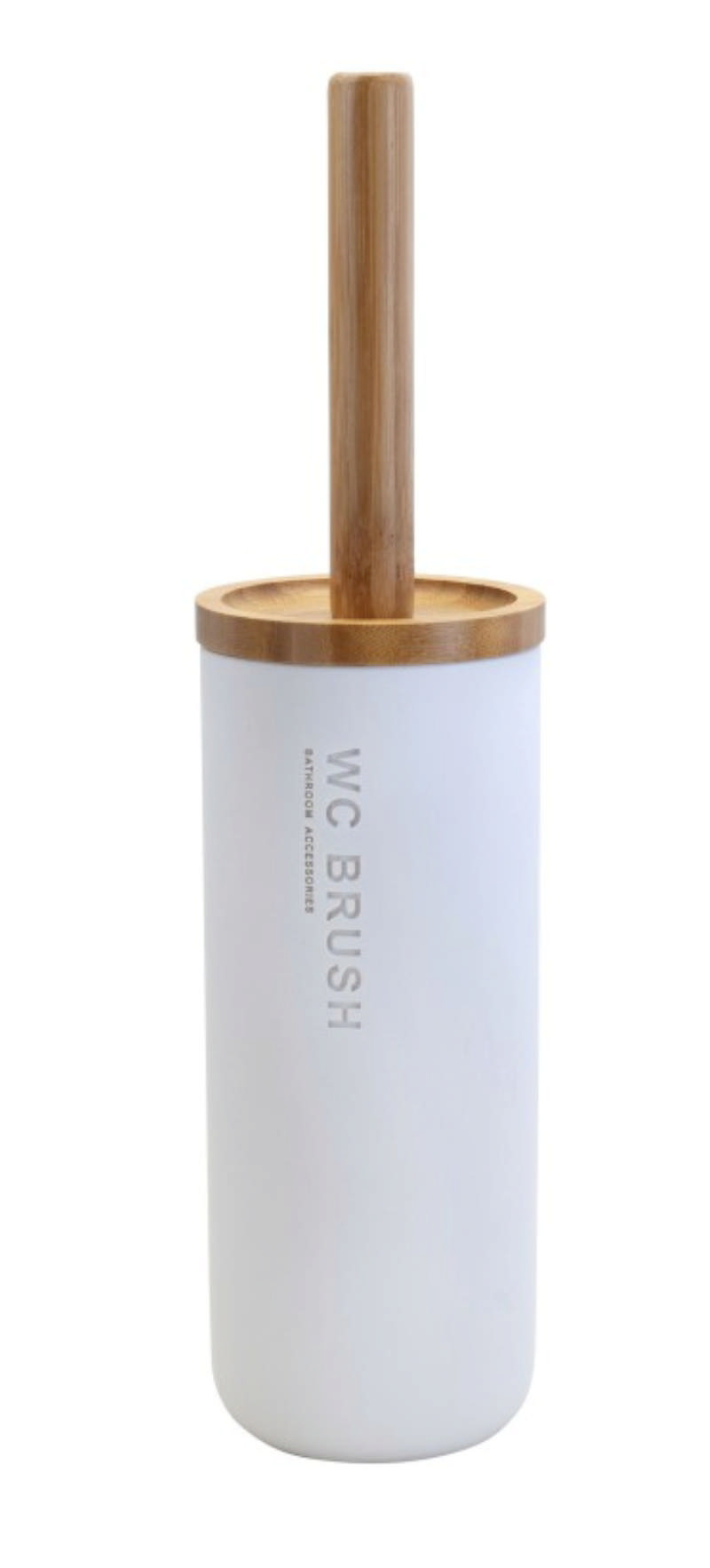 Toiletborstelset Natuur Wit