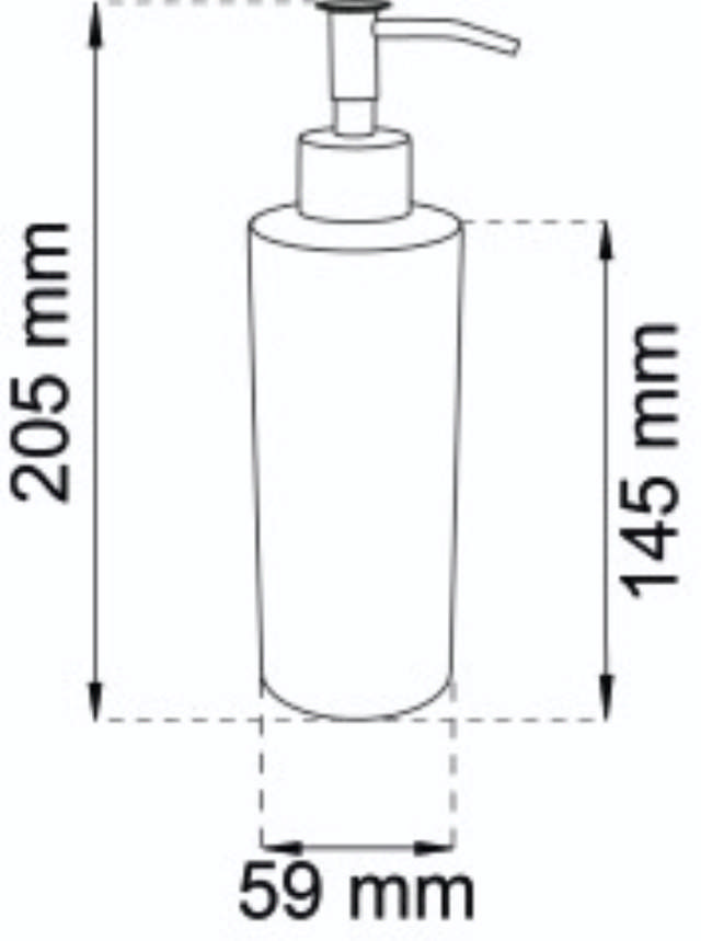 ZEEPDISPENSER BLOSSOM ZWART 