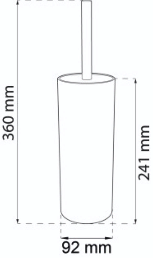 TOILETBORSTELSET MARMER 