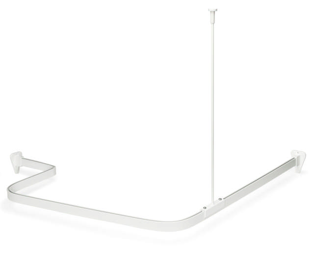 GORDIJNRAIL FLEX 3X1 M WIT 