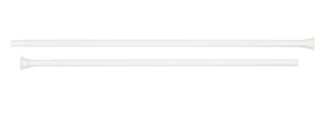 GORDIJNRODE 75-220 CM WIT 