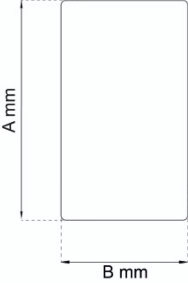 MAT CAMELIA 60X90 CM WIT 