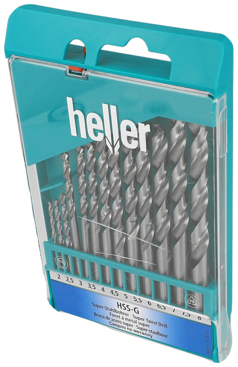Heller metaalboor pro hss-set ø2-8mm, 13-delig