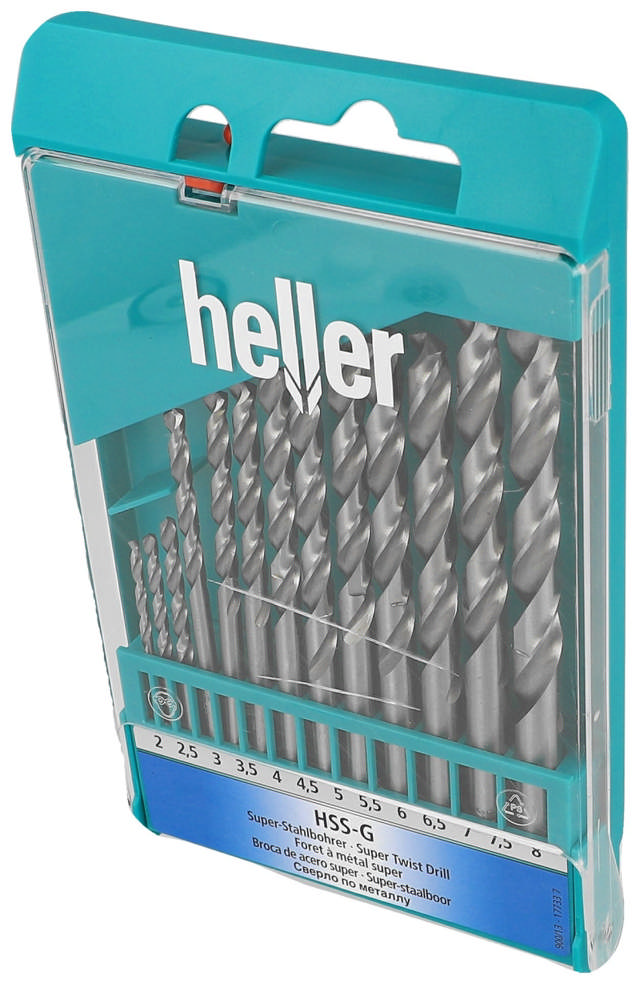 Heller metaalboor pro hss-set ø2-8mm, 13-delig
