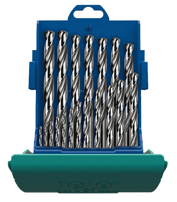Heller metaalboor pro hss set ø1-10mm, 19 delig