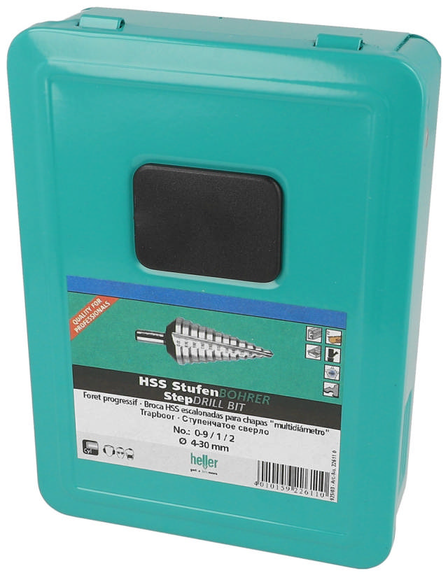 Heller verzinkboorset, 4-30 mm, 3-dlg.
