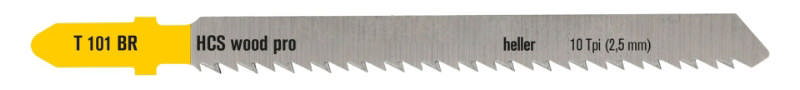 Heller decoupeerzaagblad voor hout 2,5x50mm