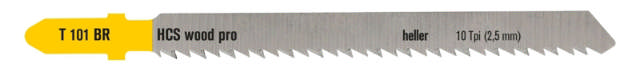 Heller decoupeerzaagblad voor hout 2,5x50mm