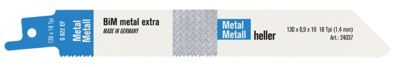 Heller bajonetzaagblad t/metaal 1,4x150mm