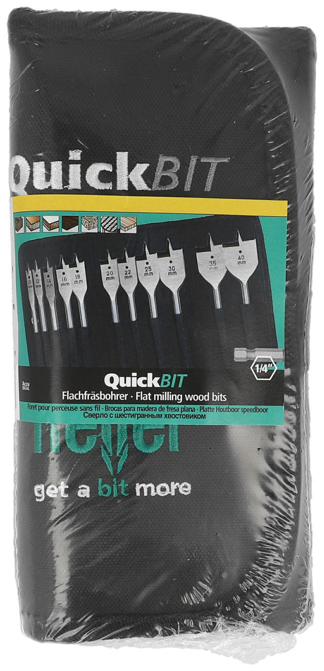 Heller vlakborenset 11-dlg. 10-40 mm