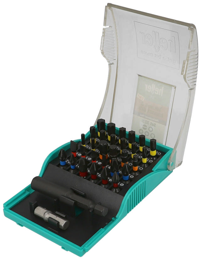 Heller draai- en slagbitset 32-dlg.