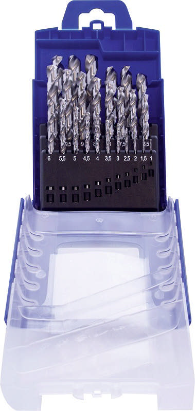 Heller metaalboor HSS-G set Ø1-13mm, 25 delig