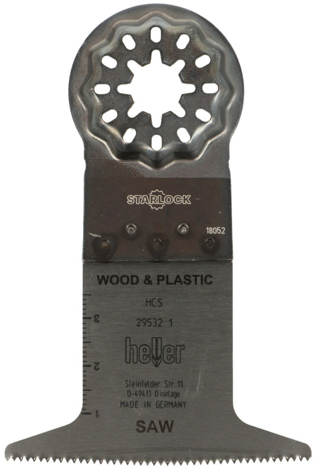 Heller starlock 65x50 mm t/hout & kunststof, 3 st.