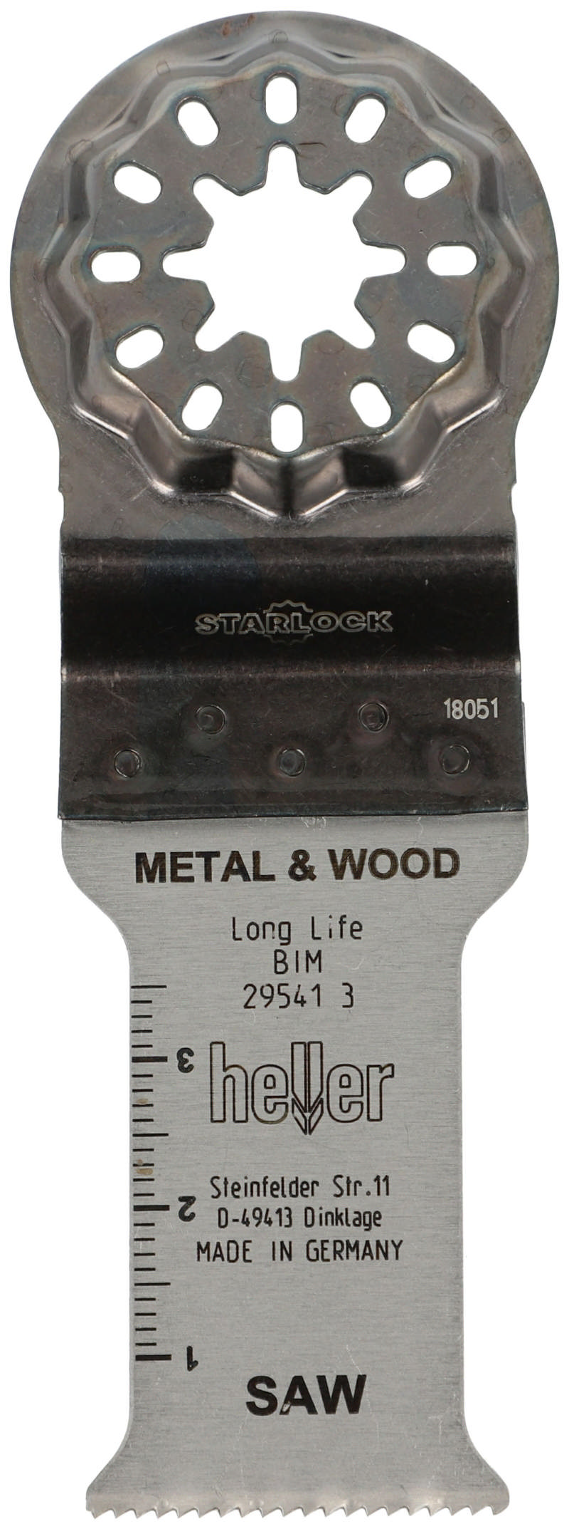 Heller starlock 50x28 mm t/hout en metaal, 3 st.