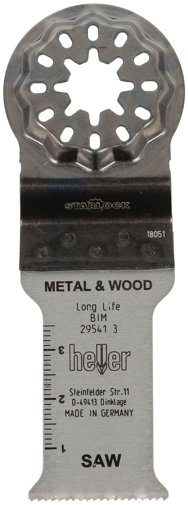 Heller starlock 50x28 mm t/hout en metaal, 3 st.
