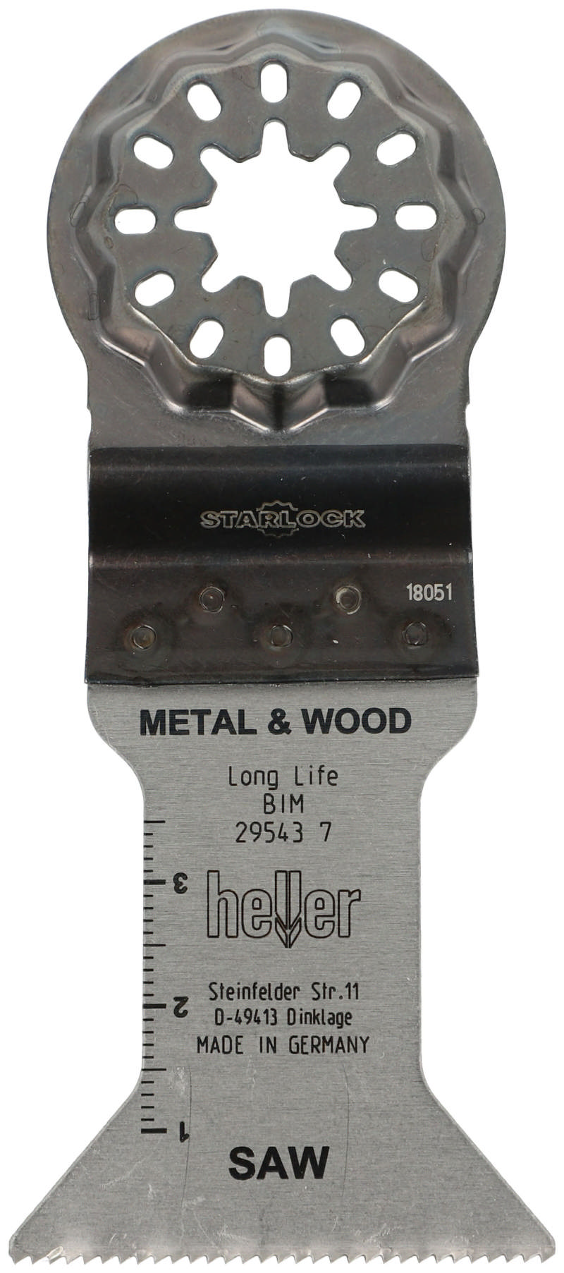 Heller starlock 44x50 mm t/hout en metaal, 3 stuks.