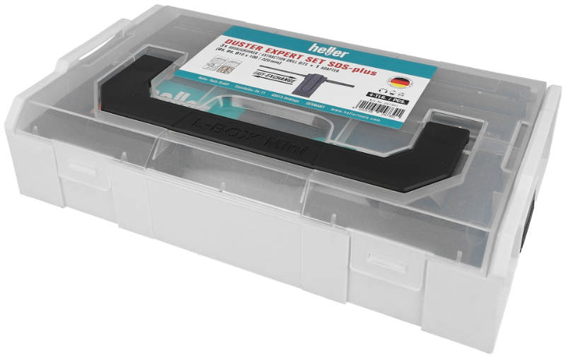 Heller stofzuigerboorset incl. 6,8,10 mm en adapter