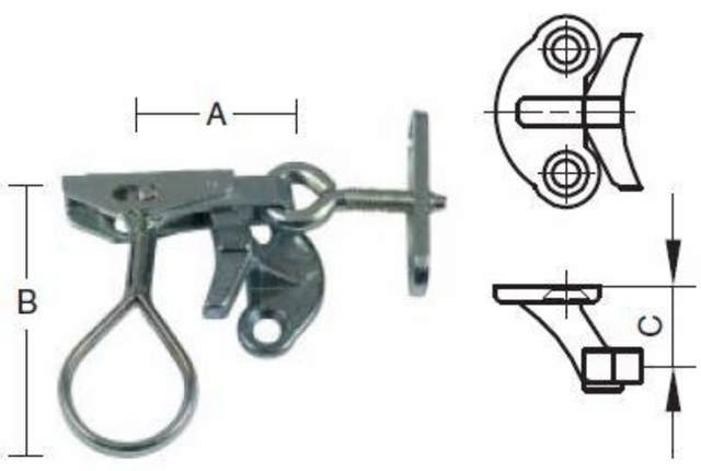 VERHUURVERWIJZING M.FUSE Elektrolytisch verzinkt blauw