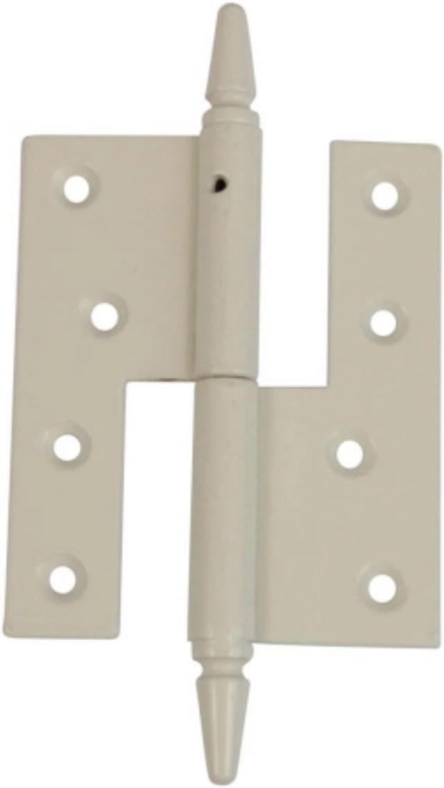 DEURSCHARNIER M/CIJFERKNOP Fosfaat Wit Rechts