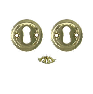 Sleutelhanger 1771-T Messing Gepolijst Zonder lak Ø45mm