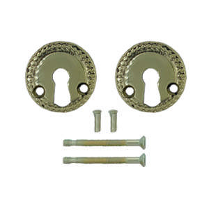 Sleutelhanger 1671-A zonder klep Messing Gepolijst Zonder lak Ø45mm