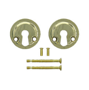 Sleutelhanger 1771-A Messing Gepolijst Zonder lak Ø45mm