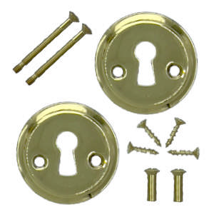 Sleutelhanger 1681 Messing Gepolijst met lak CC25 Ø50