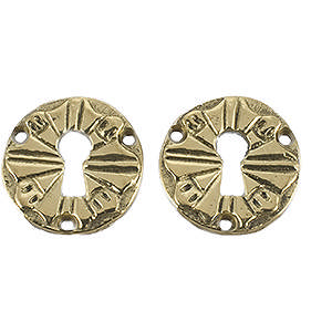 Sleutelhanger 1471 Messing Gepolijst met lak Ø45