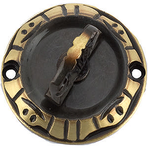 Draaihendel 1473/R 11mm Ø57 voor ronde cilinder