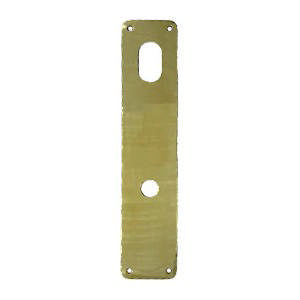 Lange borden L50 GC cc105 Messing Gepolijst met lak Ø15 230x50x2mm