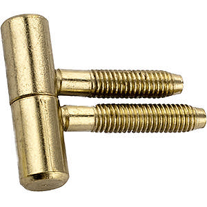 Boorscharnier Messing geplateerd 8 x 5mm