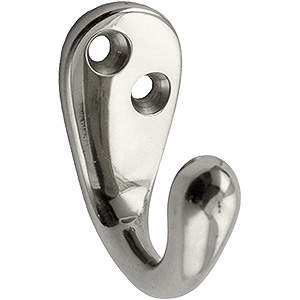 Kapstokhaak 81 Chroom 35mm