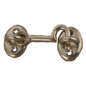 Kajuithaak 605 Messing Gepolijst met lak 45 mm