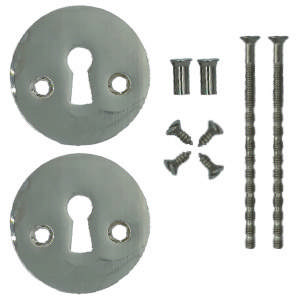 Sleutelhanger Touw met klep Messing Gepolijst Zonder vernis Ø37mm