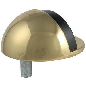 Deurstopper 267 Messing Gepolijst Zonder Lak Ø45 x 30mm