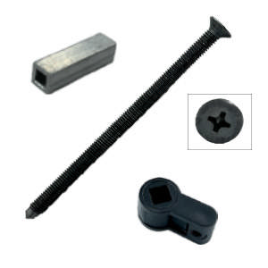 Deurkruk Bellevue voor voordeur, 125 mm