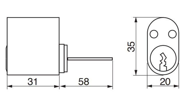 Ruko Cilinder RD1673 Kr D1200