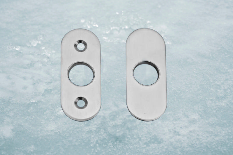 Ruko-Line deurklinkrozetten smal. c:50mm incl. hout schroeven