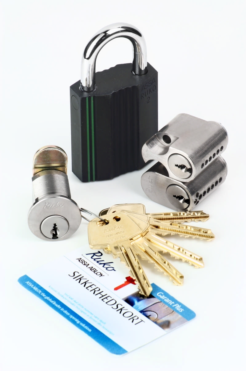 Ruko Garant+ sampak 2602, 1607, 2641, 5 sleutels & kaart, chroom